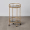 Keukentrolley 45 x 45 x 81,5 cm Kristal Gouden Metaal