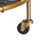 Keukentrolley 45 x 45 x 81,5 cm Kristal Gouden Metaal