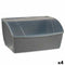 Broodmand Grijs Plastic 29,5 x 20,5 x 41 cm (4 Stuks)