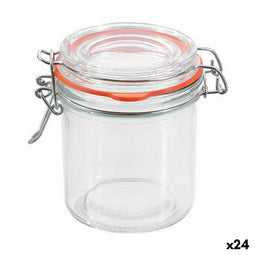 Blik La Mediterránea Hermetisch Glas 250 ml (24 Stuks)