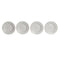 Diep bord DKD Home Decor Wit Porselein 20 x 20 x 3 cm