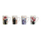 Mok Home ESPRIT Multicolour Porselein Kat (4 Stuks)