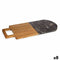 Snijplank Zwart Marmer Acacia 18 x 1,5 x 38 cm (8 Stuks)