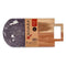 Snijplank Zwart Marmer Acacia 18 x 1,5 x 38 cm (8 Stuks)