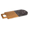 Snijplank Zwart Marmer Acacia 18 x 1,5 x 38 cm (8 Stuks)