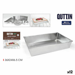 Ovenschaal Quttin Rechthoekig 36 x 24 x 6,5 cm (12 Stuks)