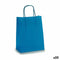 Papieren Zak 18 x 8 x 31 cm Blauw (25 Stuks)