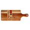 Snijplank Zwart Acacia 17,3 x 1,5 x 44,8 cm (12 Stuks)