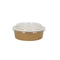 Set van trays Algon Met deksel Wegwerp Kraftpapier 5 Onderdelen 500 ml (12 Stuks)