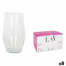 Glazenset LAV 144954 6 Onderdelen (8 Stuks) (495 ml)