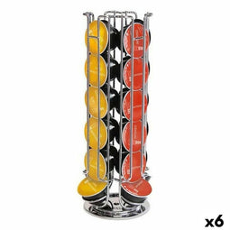 Houder voor 24 koffiecapsules Quttin 14 x 33 cm (6 Stuks)