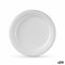 Bordenset Algon Wegwerp Wit Suikerriet 17 cm (24 Stuks)