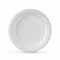 Bordenset Algon Wegwerp Wit Suikerriet 17 cm (24 Stuks)