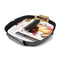 Geribbelde Grillpan Quttin 28 x 3,8 cm (6 Stuks)