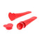 Siliconen Ijsvorm met Deksel Koala 2 Stuks Rood Plastic (19 x 6 x 6 cm)
