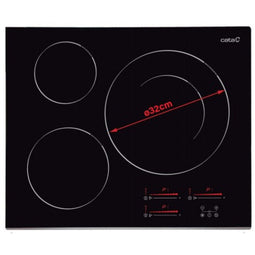 Inductiekookplaat Cata INSB6032BK /A 3F 60 cm 7100 W