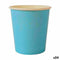 Glazenset Algon Wegwerp Karton Blauw 20 Onderdelen 120 ml (24 Stuks)