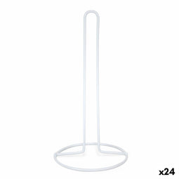 Keukenrolhouder Wooow Metaal Wit 31 cm (24 Stuks)