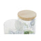 Tin DKD Home Decor Blauw Wit Groen Natuurlijk Siliconen Bamboe Borosilicaatglas 1,4 L 10 x 10 x 2...