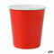 Glazenset Algon Wegwerp Karton Rood 20 Onderdelen 120 ml (24 Stuks)