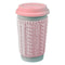 Glas met deksel 112374 Trui (520 Ml) Kleur Roze