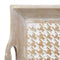 Snackdienblad 52,5 x 35 x 6 cm Wit Mangohout (2 Stuks)
