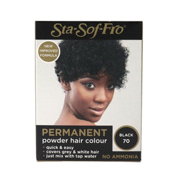 Permanente Kleur Sta Soft Fro Powder Hair Color Black (8 g)