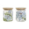 Tin DKD Home Decor Blauw Wit Groen Natuurlijk Siliconen Bamboe Borosilicaatglas 700 ml 10 x 10 x...