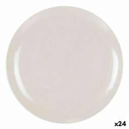 Saladekom La Mediterránea Melamine Wit 25 x 1,5 cm (24 Stuks)