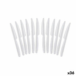 Set van opnieuw te gebruiken messen Algon Transparant 36 Stuks