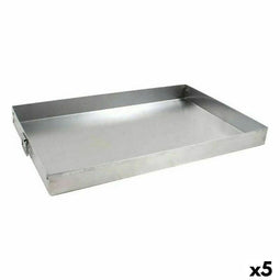 Vierkante mal VR Zilverkleurig Aluminium 42 x 28,5 x 3,5 cm (5 Stuks)