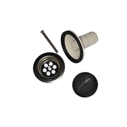Filter EDM Wastafel Ø 30 mm Zwart Plastic PVC