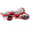 Slowcooker Royalty Line BS1010M 10 Onderdelen 3 Onderdelen Rood