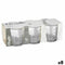 Glazenset Golven Transparant Glas 265 ml (8 Stuks)