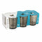 Glazenset Sweet Home Diamonds Grijs 360 ml 6 Onderdelen (4 Stuks)