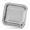 Bordenset Algon Zilverkleurig Wegwerp Karton Vierkant 23 x 23 x 1,5 cm (36 Stuks)