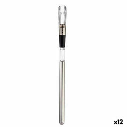 Wijn Decanteerkan 3 in 1 Zwart TPE 12 Stuks 2,6 x 2,6 x 37 cm