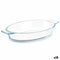 Serveerschaal Vivalto T7-08 Transparant Borosilicaatglas 800 ml 27 x 4,5 x 15,8 cm Met handvatten...