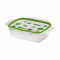 Lunchbox Snips Hermetisch afgesloten 1,4 L Rechthoekig (12 Stuks)
