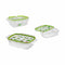Lunchbox Snips Hermetisch afgesloten 1,4 L Rechthoekig (12 Stuks)