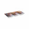 Snackdienblad La Mediterránea Boreal 3 Compartimenten 25 x 11 x 3 cm (24 Stuks)
