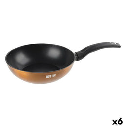 Wokpan Quttin Foodie Koper 24,5 x 7 x 44 cm (6 Stuks)