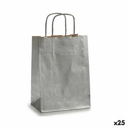 Papieren Zak Ziverachtig (18 x 8 x 31 cm) (25 Stuks)