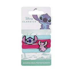 Haarelastiekjes Stitch 4 Onderdelen Multicolour