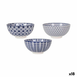 Kom Alfares Masako ø 15,5 x 7,7 cm Blauw 15 x 7,3 cm (18 Stuks)