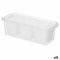 Organiser voor de koelkast Wit Transparant Plastic 28,2 x 8,8 x 12 cm (12 Stuks)