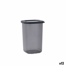 Tin Quid City Met deksel 1,2 L Grijs Plastic (12 Stuks)