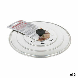 Braadpannedeksel met Stoomgaten Quttin Aluminium Ø 32,5 cm (12 Stuks)