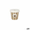 Glazenset Algon Met deksel Wegwerp Koffie Karton 10 Onderdelen 120 ml (20 Stuks)