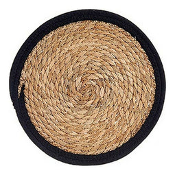 Placemat Bruin Zwart Natuurlijke Vezel (Ø 30 cm)
